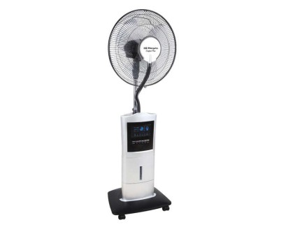 Orbegozo SFH 1000 Ventilador Humidificador Fresco y Puro - Potente Ventilador con Humidificador de 100W - Gran Caudal de Aire - Deposito de 1.5 Litros - Temporizador de 7.5 H - Base con Ruedas