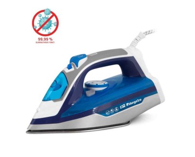 Orbegozo SV 2670 Plancha de Vapor Ceramica - Potencia 2600W - Funcion Auto Limpieza - Vapor Vertical - Regulador de Temperatura - Seguridad