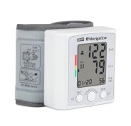 Orbegozo Tensiometro de Muñeca Digital - Control de Tension Facil y Preciso - 60 Memorias para 2 Usuarios - Pantalla LCD Grande - Deteccion de Latido Irregular