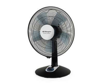 Orbegozo TF 0139 Ventilador de Sobremesa Elegante y Potente - Potencia 45W - 2 Velocidades + Turbo + Silent - Diametro 35cm - Diseño Moderno - Oscilacion Automatica