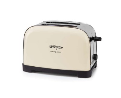 Orbegozo TOV 5210 Tostadora Vintage - Potencia 750-850W - 7 Niveles de Tostado - Funcion Descongelado y Recalentar - Carcasa de Acero Inoxidable - Tacto Frio - Autocentrado del Pan