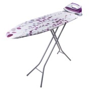 Orbegozo TP 2000 Tabla de Planchar Ergonomica - Rejilla de Acero Resistente - Altura Ajustable - Funda de Algodon - Muleton de Felpa de 7mm - Facil de Manipular