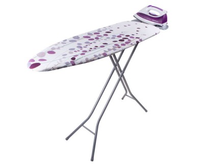 Orbegozo TP 2000 Tabla de Planchar Ergonomica - Rejilla de Acero Resistente - Altura Ajustable - Funda de Algodon - Muleton de Felpa de 7mm - Facil de Manipular