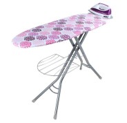 Orbegozo TP 3500 Tabla de Planchar Practica y Comoda - Rejilla de Acero Resistente - Altura Ajustable hasta 93cm - Funda de Algodon 100% - Plegable y Facil de Guardar - Toma de Corriente Homologada