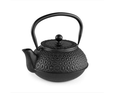 Orbegozo TTH-500 Tetera Tetsubin Hierro Fundido - Dise&ntilde;o Tradicional Japones - Capacidad 500ml - Interior Esmaltado - Filtro de Acero Inoxidable - Apta para Todo Tipo de Fuegos