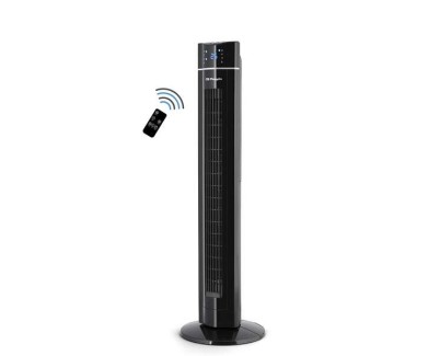 Orbegozo TWM 1009 Ventilador de Torre Ionico - Potente y Tecnologico - Pantalla LED - Mando a Distancia - Temporizador y Bandeja para Esencias