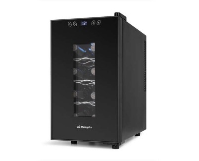 Orbegozo VT 830 Vinoteca Compacta - Conserva y Disfruta del Vino en Casa - Capacidad para 8 Botellas - Control Electronico de Temperatura - Diseño Elegante y Moderno - Silenciosa y sin Vibraciones