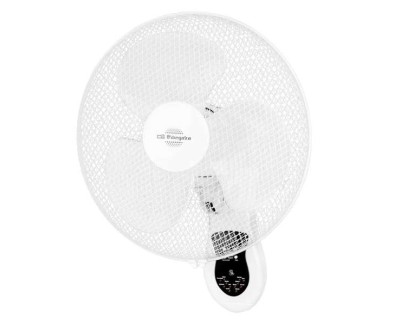 Orbegozo WF 0242 Ventilador de Pared Practico y Seguro - Aspas de 40cm - 3 Velocidades - Cabezal Oscilante - Temporizador 7.5h - Mando a Distancia