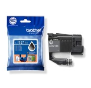 Original Brother LC-521 Negro Cartucho de Tinta Pigmentada LC521BK para Brother DCP-J1260W / DPC-J1310DW / DCP-J1360DW / DCP-J1460DW