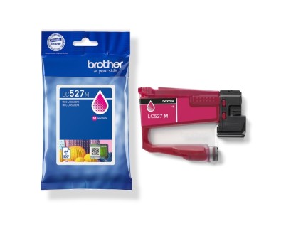 Original Brother LC-527 Magenta Cartucho de Tinta LC527M para Brother MFC-J4350DW / MFC-J4550DW
