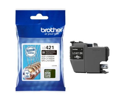 Original Brother LC421 Negro Cartucho de Tinta - LC421BK