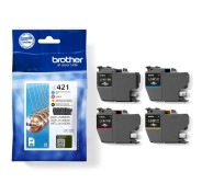 Original Brother LC421 Pack de 4 Cartuchos de Tinta - LC421VAL