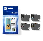 Original Brother LC421XL Pack de 4 Cartuchos de Tinta - LC421XLVAL
