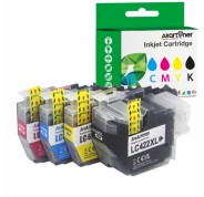 Compatible Brother LC-422XL Pack de 4 Cartuchos de Tinta LC422XLVAL para Brother MFC-J5340DW, MFC-J5345DW, MFC-J5740DW, MFC-J6540DW, MFC-J6940DW