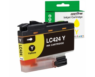 Compatible Brother LC-424 Amarillo Cartucho de Tinta LC424Y para Brother DCP-J1200DW / DCP-J1200W