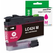 Compatible Brother LC-424 Magenta Cartucho de Tinta LC424M para Brother DCP-J1200DW / DCP-J1200W