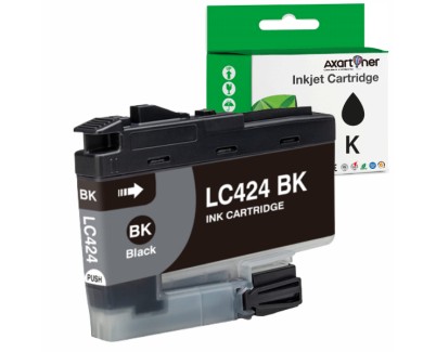 Compatible Brother LC-424 Negro Cartucho de Tinta LC424BK para Brother DCP-J1200DW / DCP-J1200W