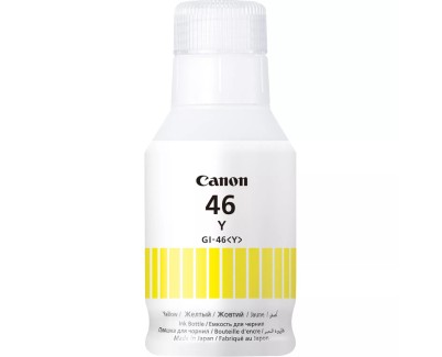 Original Canon GI46 Amarillo Botella de Tinta GI46Y / 4429C001 para Maxify GX6040, GX7040