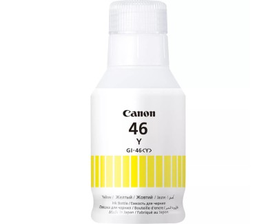 Original Canon GI46 Amarillo Botella de Tinta GI46Y / 4429C001 para Maxify GX6040, GX7040