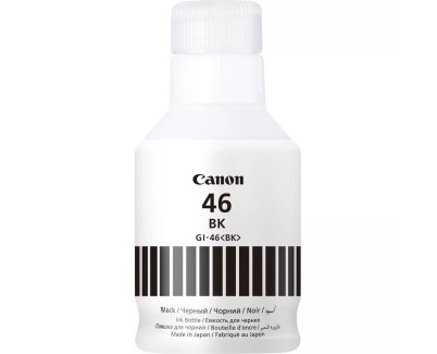 Original Canon GI46 Negro Botella de Tinta GI46BK / 4411C001 para Maxify GX6040, GX7040