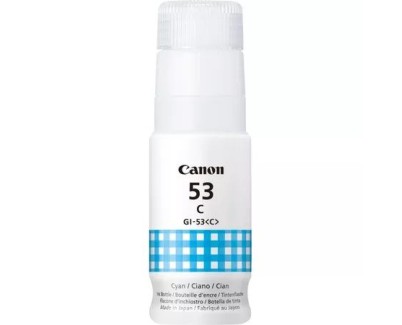 Original Canon GI53 Cyan Botella de Tinta - GI-53C / 4673C001 para Pixma G550, G650