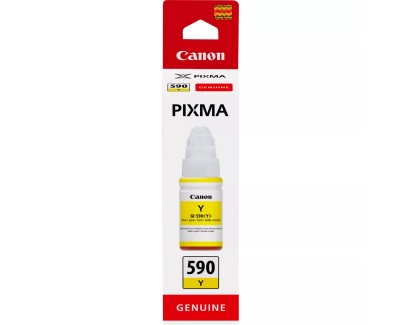 Original Canon GI590 Amarillo Botella de Tinta GI-590Y / 1606C001