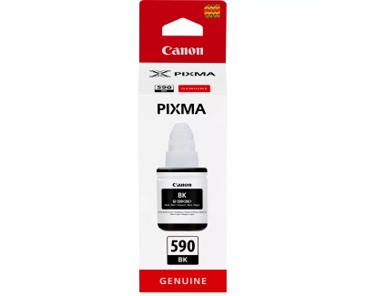 Original Canon GI590 Negro Botella de Tinta GI-590BK / 1603C001