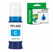 Compatible Canon PFI050 Cyan Botella de Tinta Pigmentada PFI050C / 5699C001 para Canon imagePROGRAF TC-20 / TC-20M / TC-21 / TC-21M