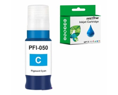 Compatible Canon PFI050 Cyan Botella de Tinta Pigmentada PFI050C / 5699C001 para Canon imagePROGRAF TC-20 / TC-20M / TC-21 / TC-21M