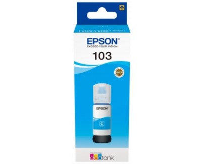 Original Epson 103 Botella de Tinta Cyan C13T00S24A10