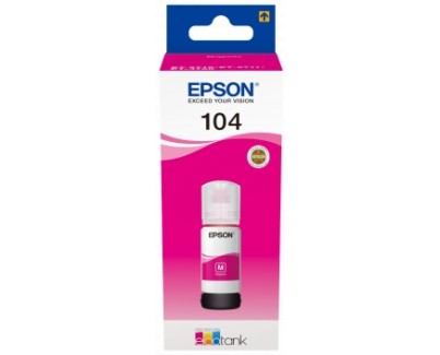 Original Epson 104 Magenta - Botella de Tinta C13T00P340