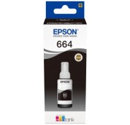 Original Epson T6641 Negro - Botella de Tinta C13T664140