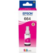 Original Epson T6643 Magenta - Botella de Tinta C13T664340