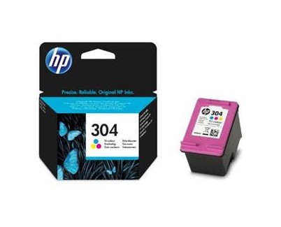 ORIGINAL HP 304 TRICOLOR CARTUCHO DE TINTA N9K05AE