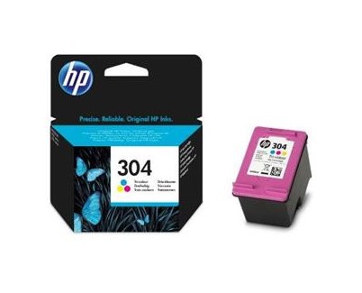 ORIGINAL HP 304 TRICOLOR CARTUCHO DE TINTA N9K05AE