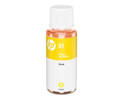 Original HP 31 Amarillo Botella de Tinta 1VU28AE