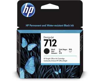 Original HP 712XL Negro Cartucho de Tinta - 3ED71A