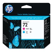 Original HP 72 Cabezal de Impresión - Cyan y Magenta - C9383A