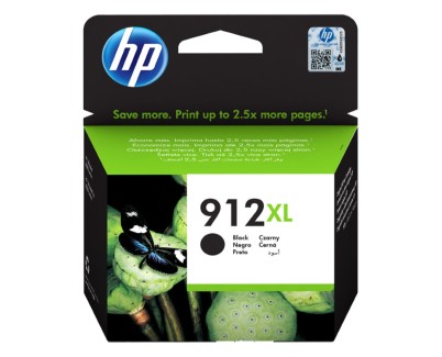 ORIGINAL HP 912XL NEGRO CARTUCHO DE TINTA 3YL84AE