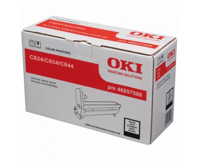 Original OKI C824 / C834 / C844 Negro Tambor de Imagen 46857508 (Drum)