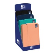 Oxford B-Case Expositor con 10 Fundas para Portatil hasta 16\" - Compartimento Acolchado - Bolsillo Exterior con Cremallera - Colores Surtidos