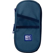 Oxford B-Max Estuche Portatodo Expandible - 1 Compartimento de Gran Capacidad - 2 Bolsillos Exteriores - Fabricado en Material Reciclado - Color Azul Marino