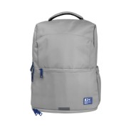 Oxford B-Out Mochila 30L - Tamaño 42x30x15cm - Bolsillo Acolchado - Asa Superior - Funda para Lluvia - Poliester Reciclado RPET - Color Gris