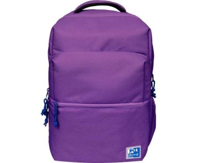 Oxford B-Ready Mochila 28L - Tama&ntilde;o 42x30x15cm - Bolsillo acolchado - Asa Superior - Poliester Reciclado RPET - Color Lila