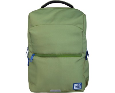 Oxford B-Ready Mochila 28L - Tama&ntilde;o 42x30x15cm - Bolsillo acolchado - Asa Superior - Poliester Reciclado RPET - Color Verde