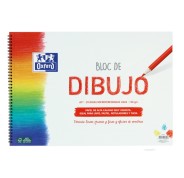 Oxford Dibujo Escolar Bloc Espiral A3+ - Tapa Blanda/Contratapa Rigida - 20 Hojas 130gr Liso