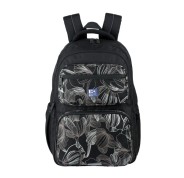 Oxford Dream Tech Floral Print Mochila Escolar 25L - 2 Compartimentos y 10 Bolsillos - Espalda Ergonomica Transpirable - Asas Acolchadas y Ajustables - Compartimento para Portatil - Color Negro