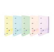 Oxford Ebind Oxfl&G Cuaderno A5+ Tapa Pastel+R5 Puntos Pastel - Papel de Alta Calidad - Tamaño A5+ - Tapa Resistente - Diseño de Puntos Pastel