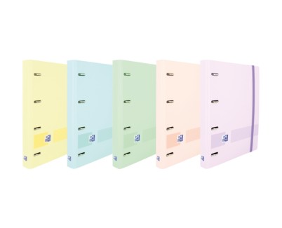 Oxford Ebind Oxfl&G Cuaderno A5+ Tapa Pastel+R5 Puntos Pastel - Papel de Alta Calidad - Tama&ntilde;o A5+ - Tapa Resistente - Dise&ntilde;o de Puntos Pastel