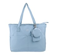 Oxford Endless Tote Bag 14L - Amplio Compartimento - 9 Bolsillos - Incluye Neceser Interior, Monedero y Tarjetero - Color Azul